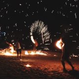 天狗の火渡り 事故